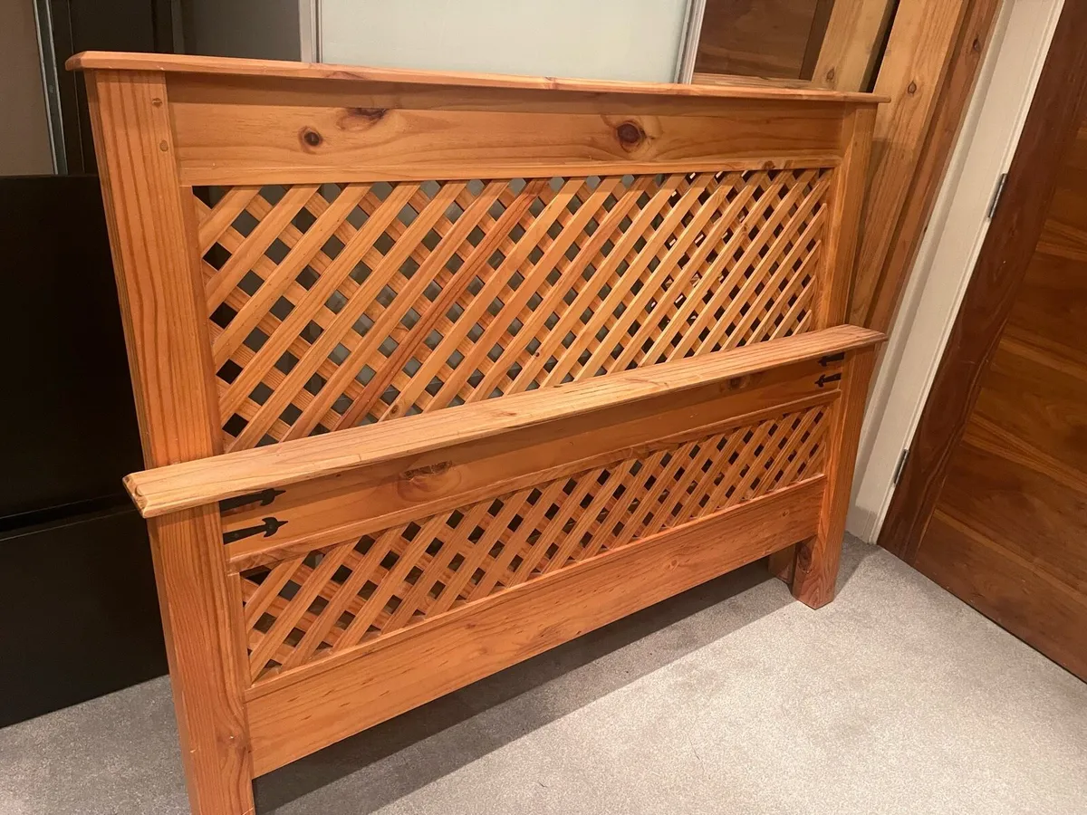 Magnificent King Size Wooden Bed Frame - Deliver - Image 2