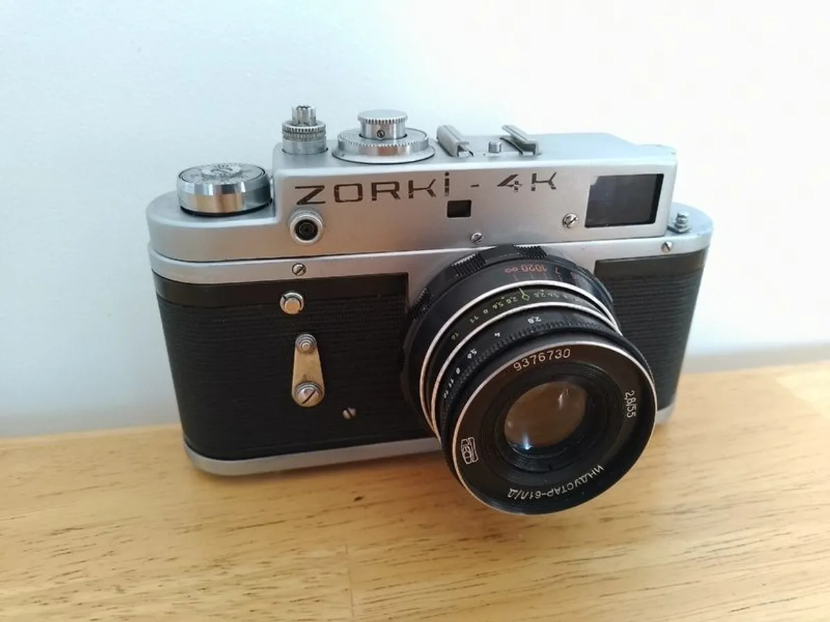 Zorki-4K Refurbished Serviced USSR Russian 35 mm Leica copy Rangefinder  film camera,74115611 - Image 1