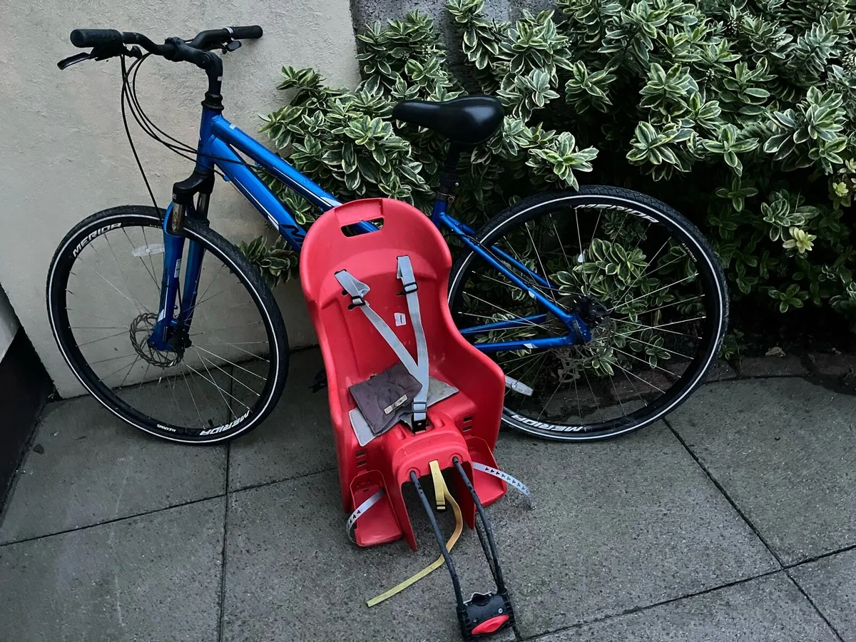 Merida bike & Childs seat
