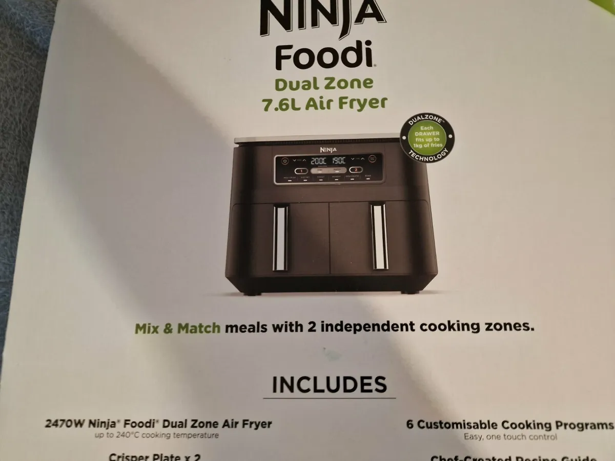 Ninja Airfryer Dual Zone 7.6L Brand New Unopened - Image 4