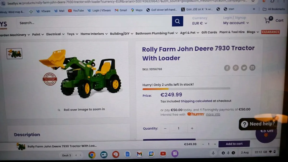 Kids Rolly toy tractor - Image 4