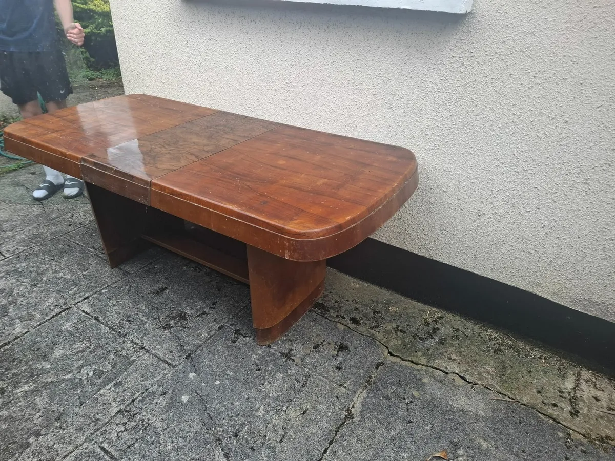 Walnut Dining Room Table T - Image 2