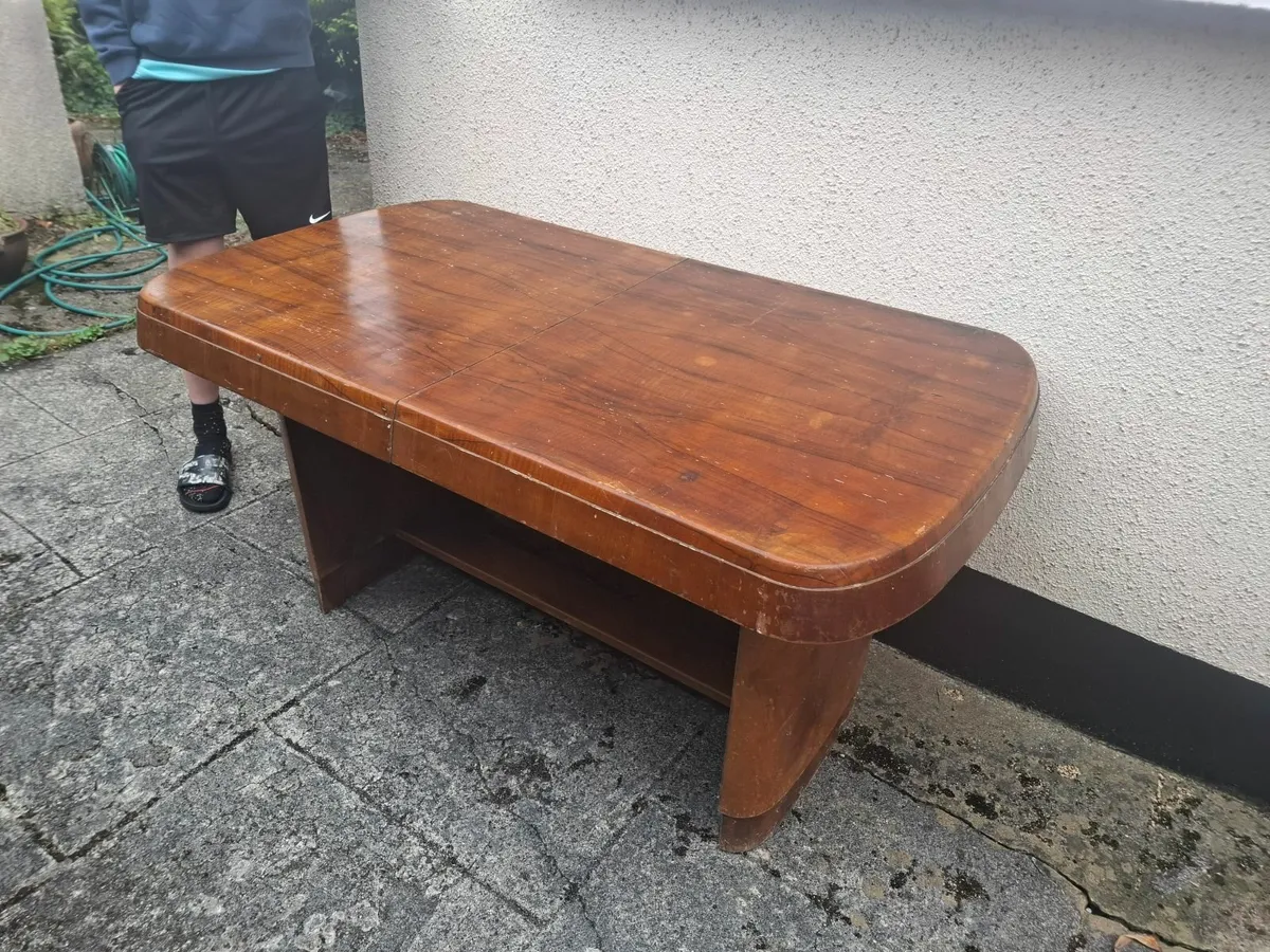 Walnut Dining Room Table T - Image 3