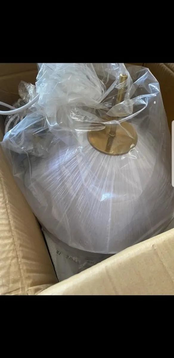 Lior and Cle fabric ceiling light. Brand new still in box. 150 new, selling 2 for 200 - Image 2