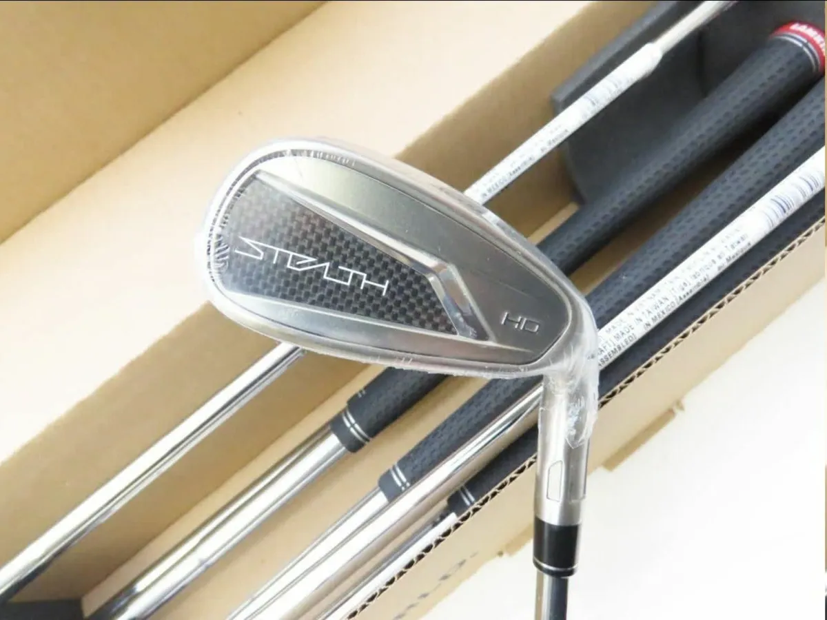 New TaylorMade Stealth HD Iron Set 5-PW,AW KBS Max - Image 1