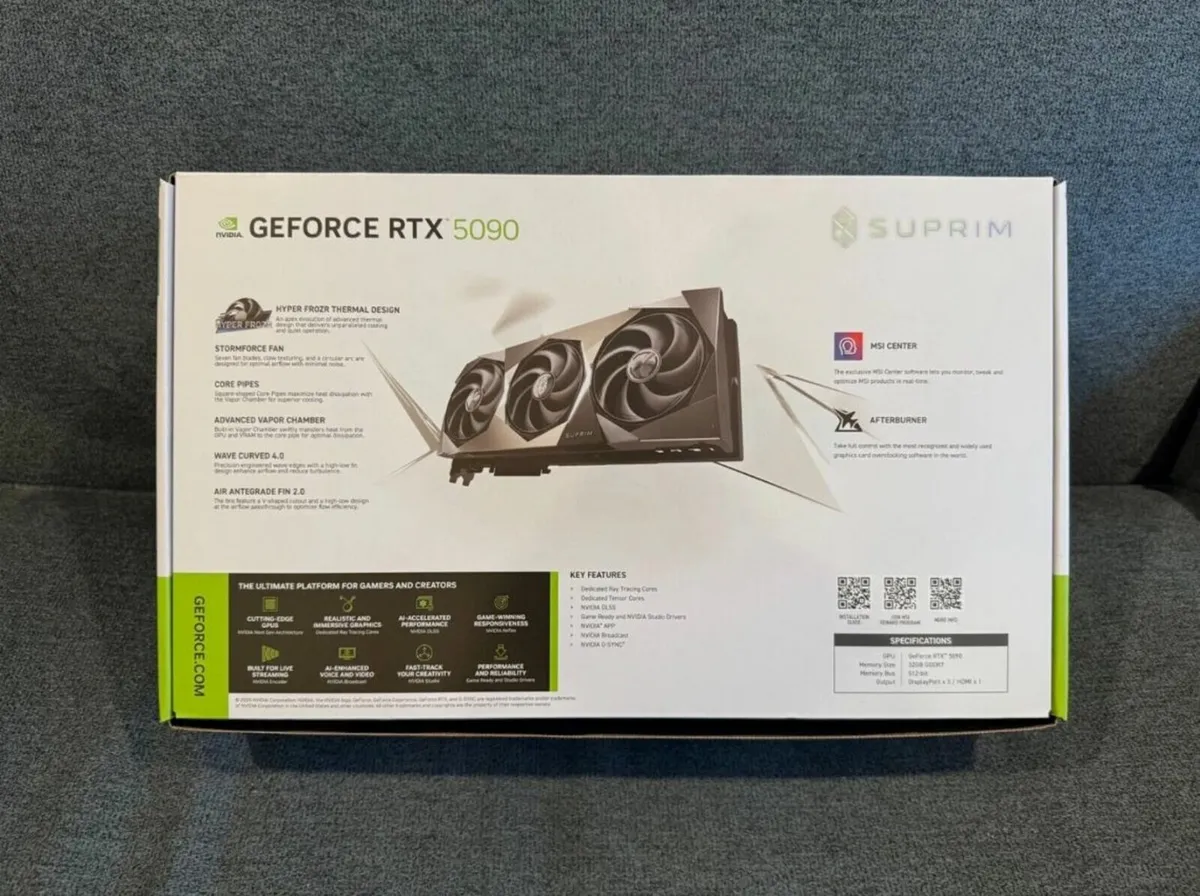 MSI GeForce RTX 5090 32GB SUPRIM SOC - Image 2