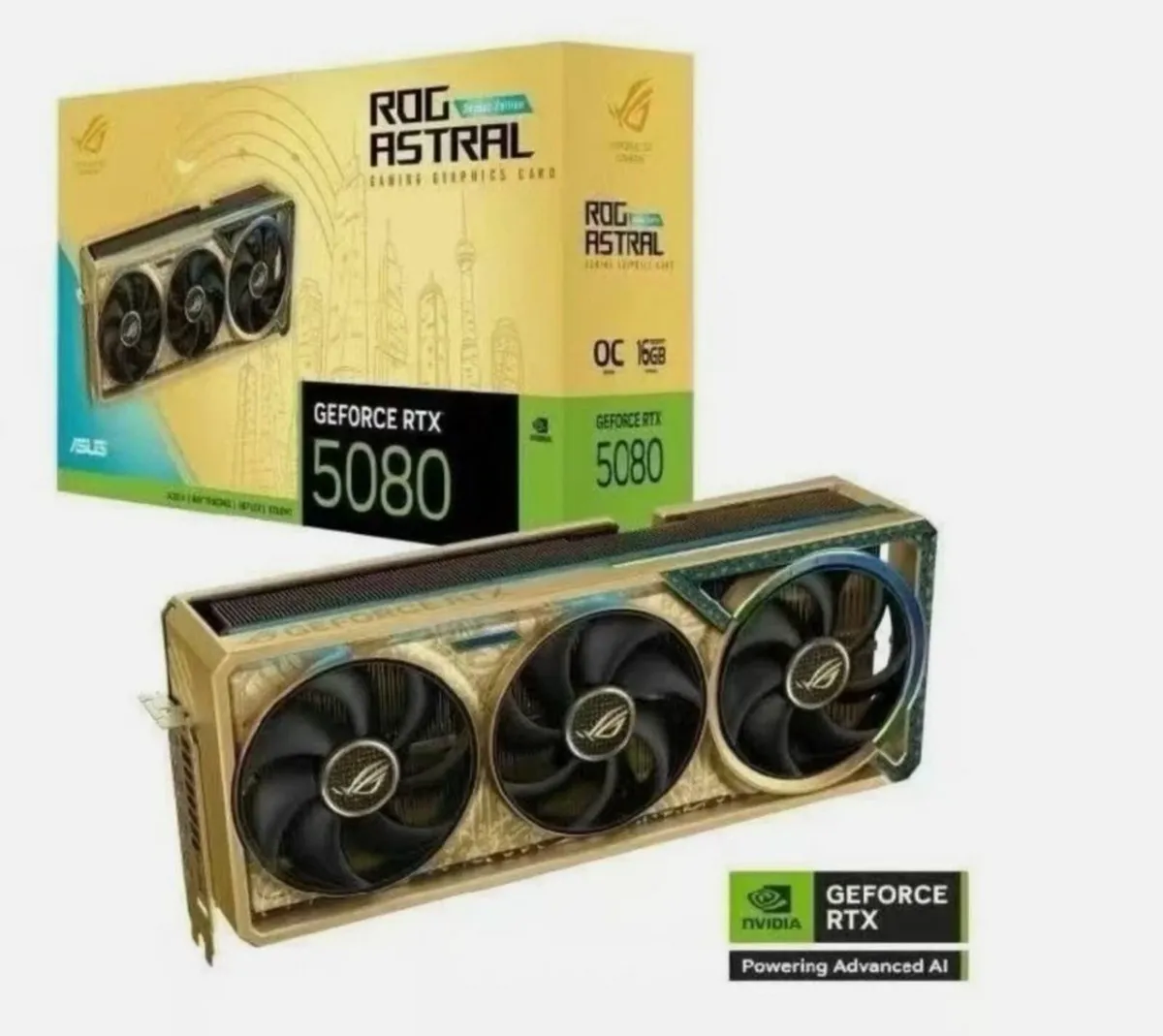 ASUS GeForce RTX 5080 ROG Astral Dhahab CORE OC - Image 2