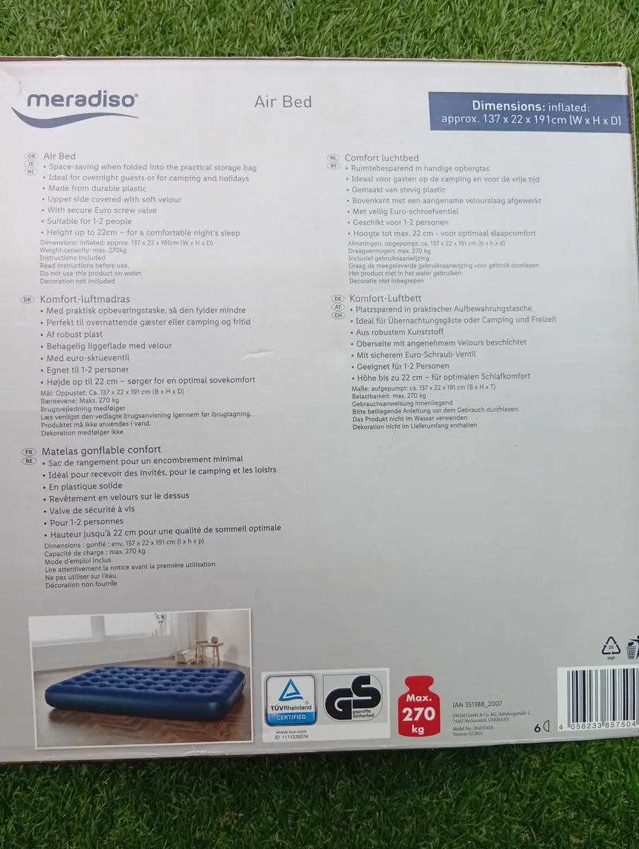 New Inflatable bed lounge mattress - Image 4