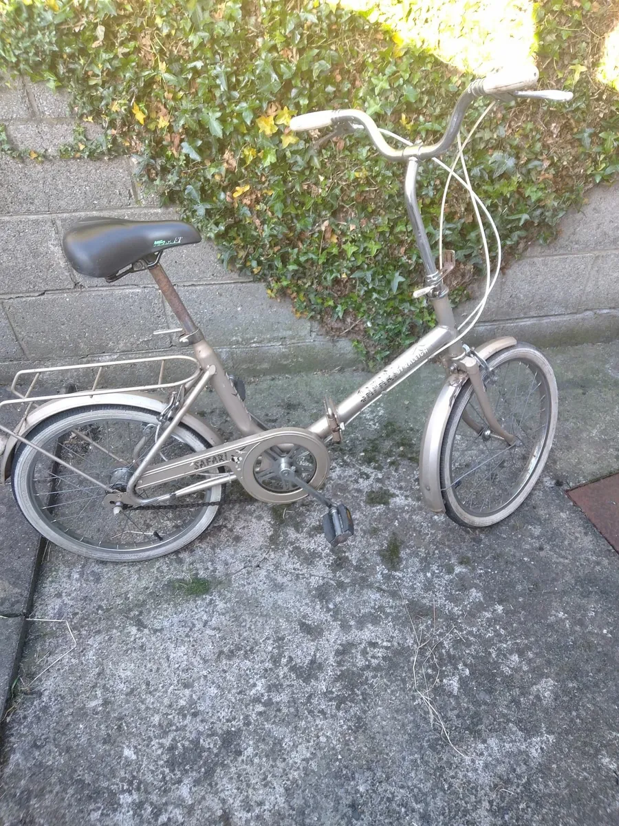 Vintage Retro folding Bicycle - Image 1