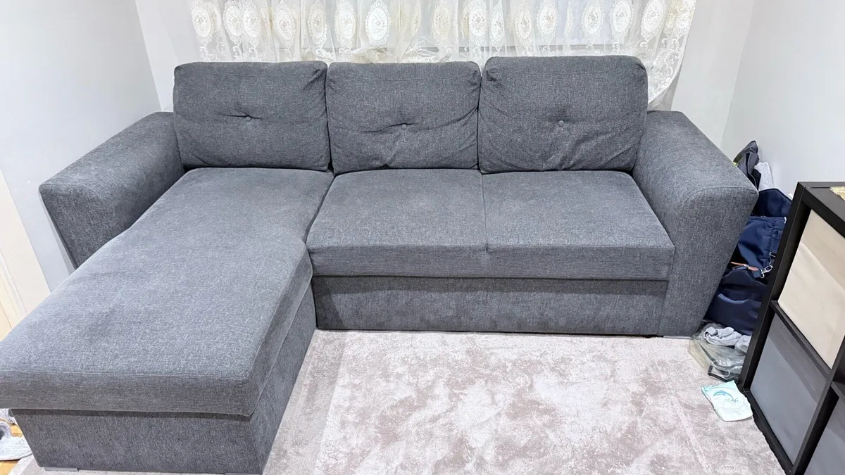 New 3 months old Corner sofa bed - Image 1