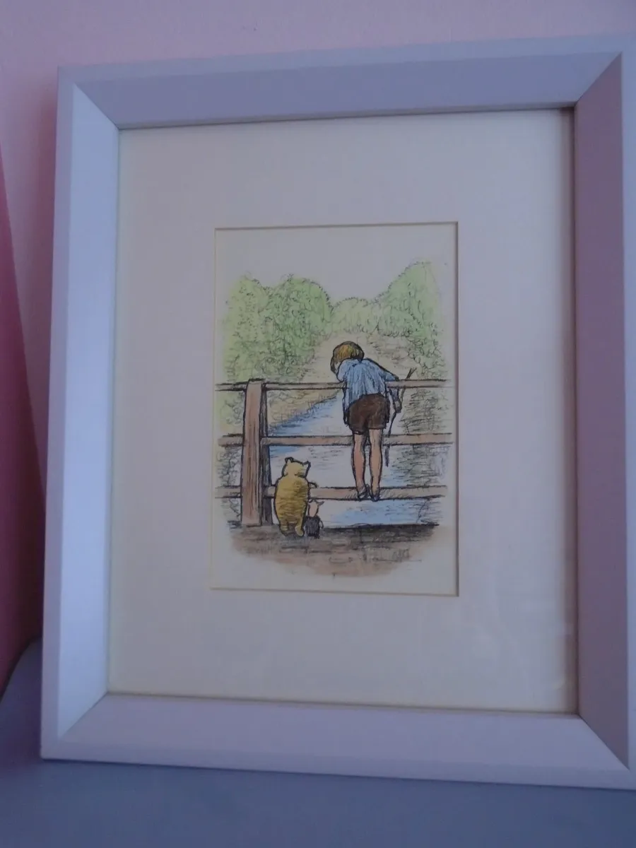 Winnie the Pooh picture, Hoe decor, Nursery - Image 2