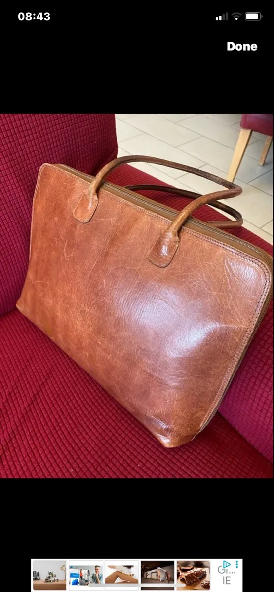 FREEWOMAN Leather Laptop Bag/ Briefcase - Image 1