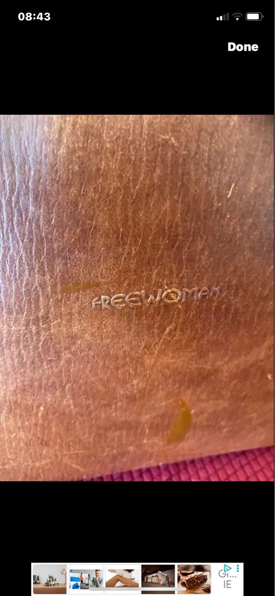 FREEWOMAN Leather Laptop Bag/ Briefcase - Image 3