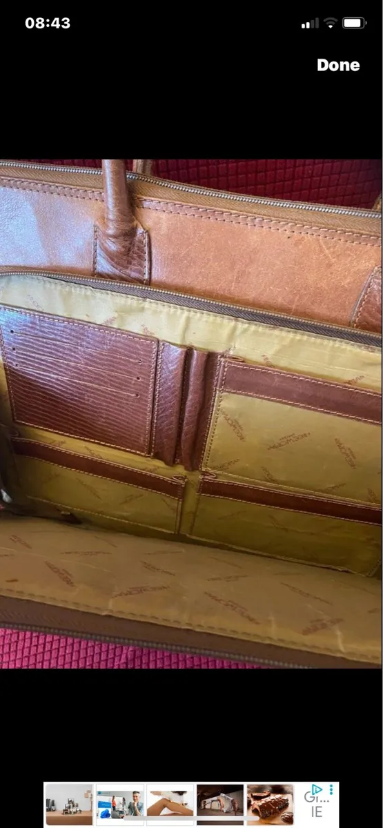 FREEWOMAN Leather Laptop Bag/ Briefcase - Image 4