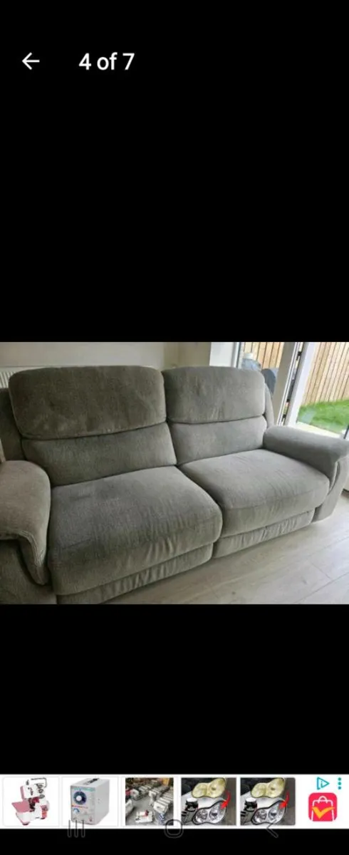 2 x Recliner Sofas - Image 4