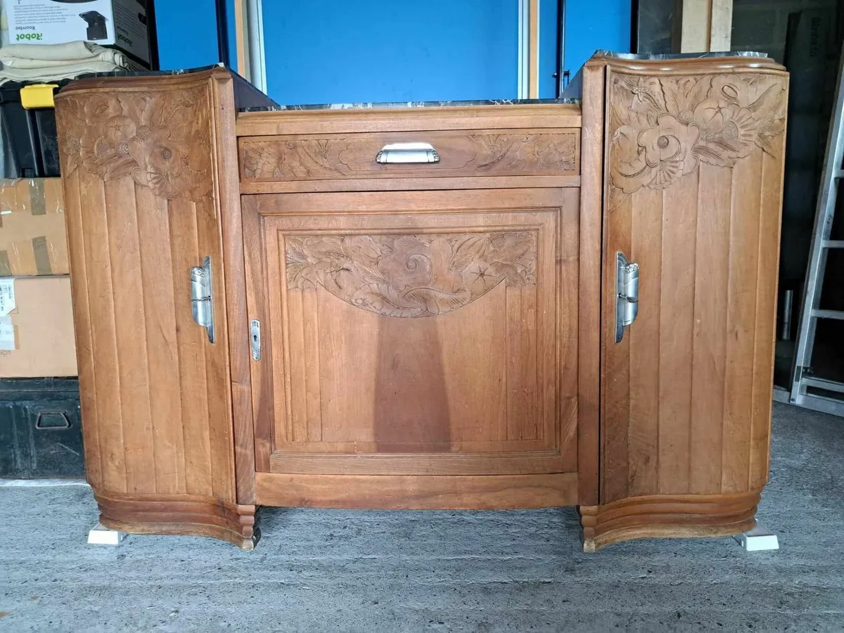 Buffet unit sideboard - French Art Deco 1930s - Image 1