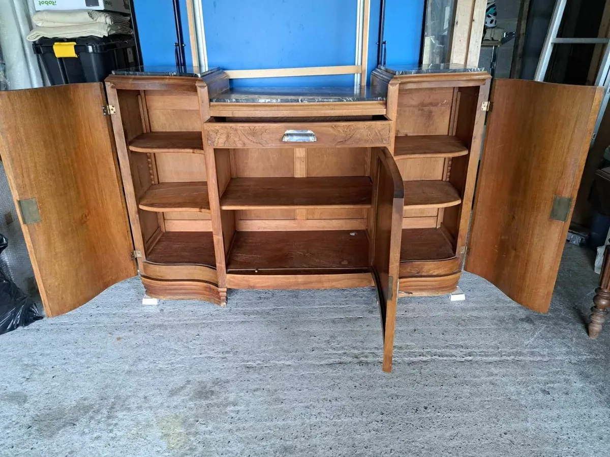 Buffet unit sideboard - French Art Deco 1930s - Image 2