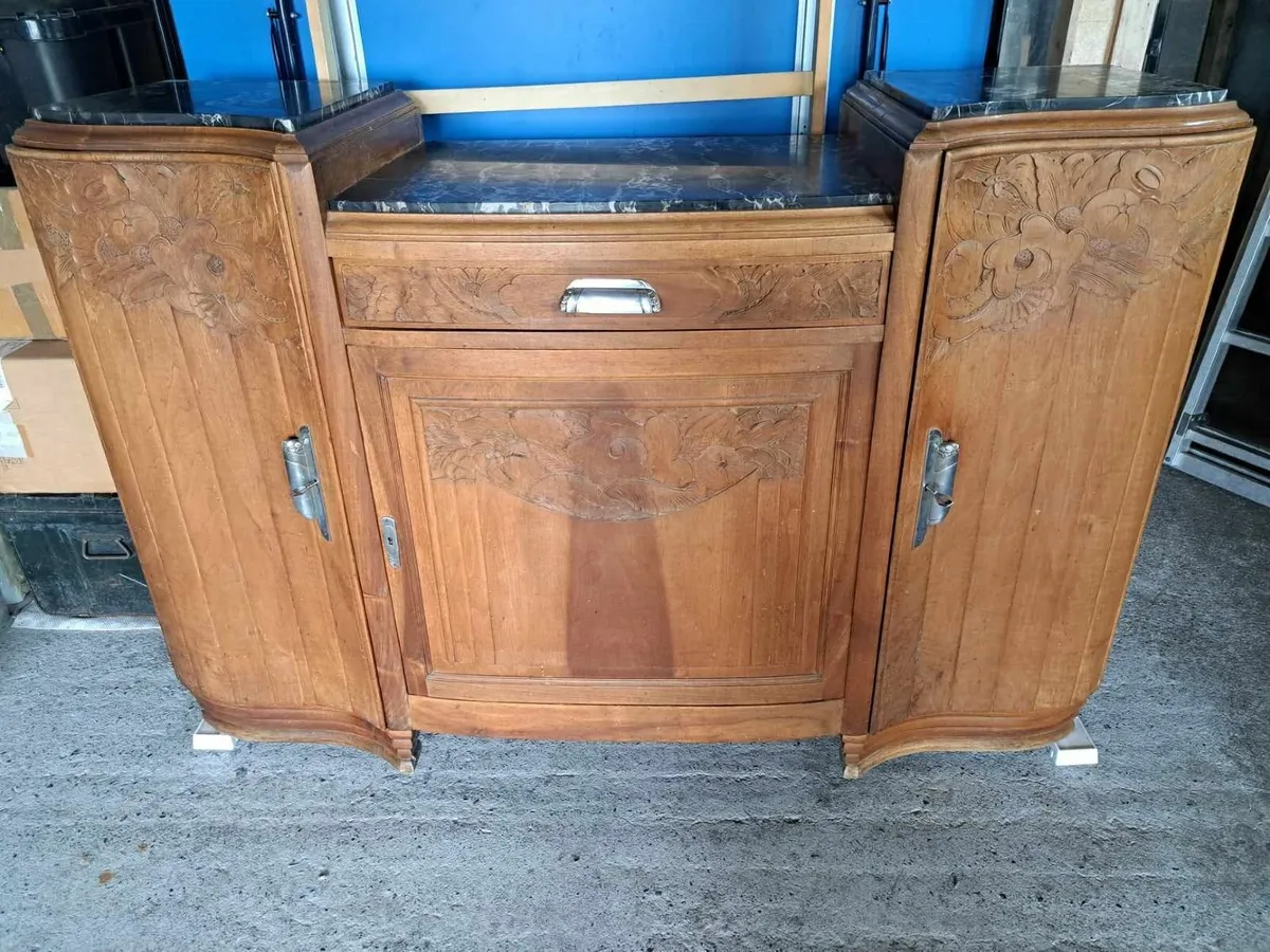 Buffet unit sideboard - French Art Deco 1930s - Image 3