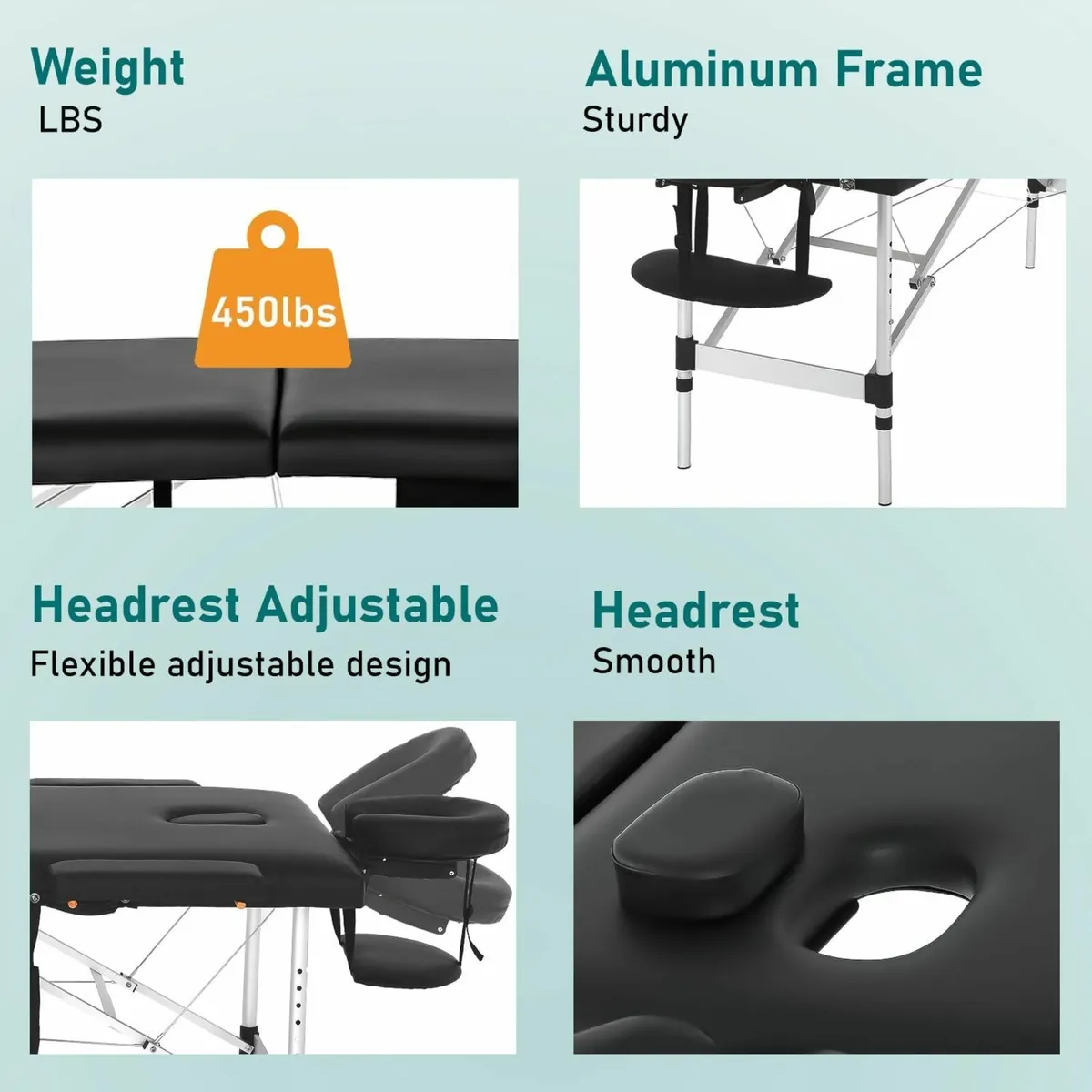Massage Table Portable Massage Bed Spa Bed - Image 3