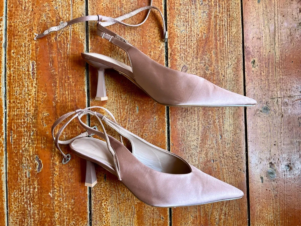Satin heels size 7 NEXT - Image 1