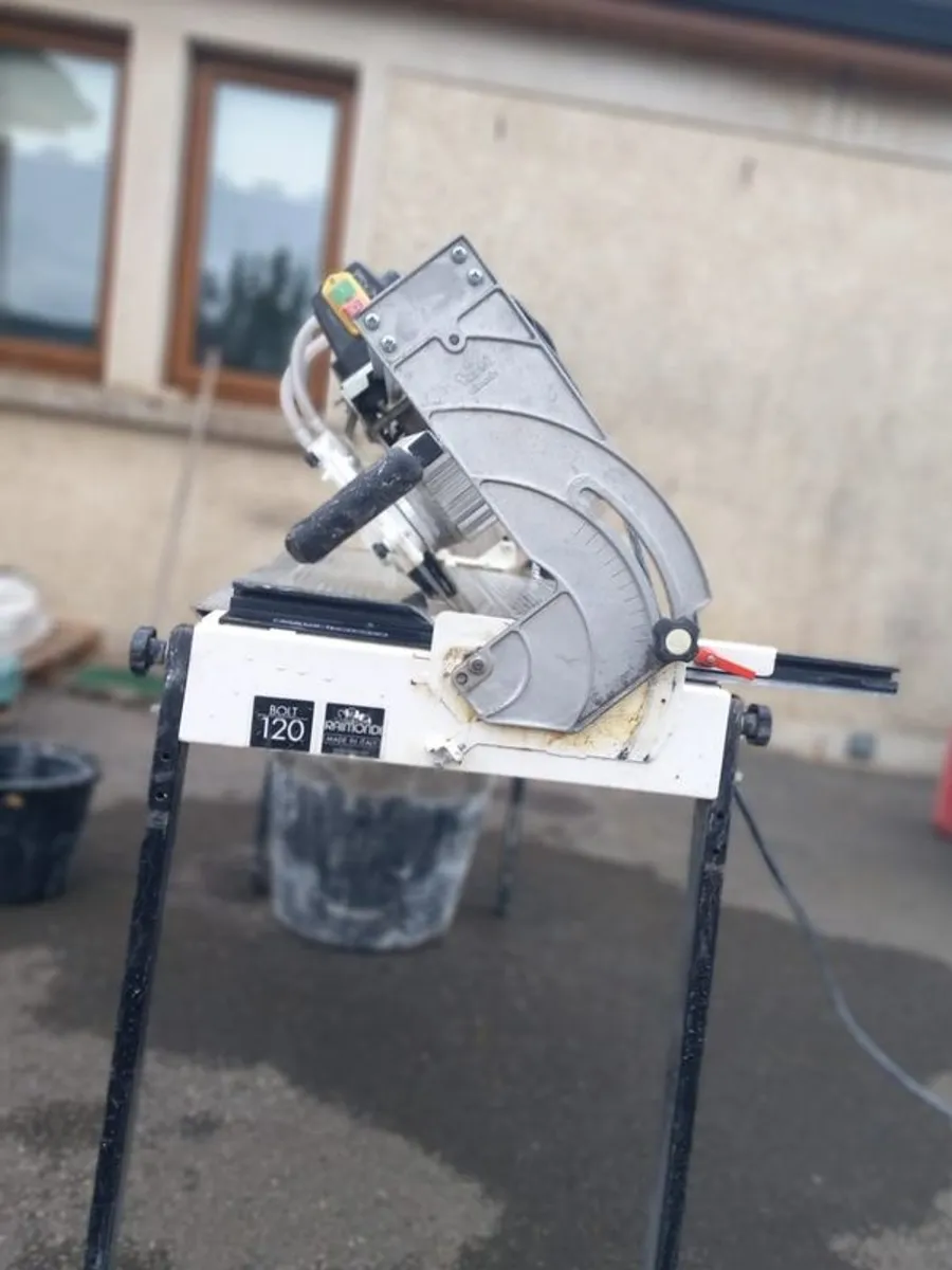 Wet bridge tile saw Raimondi bolt 120 - Image 1