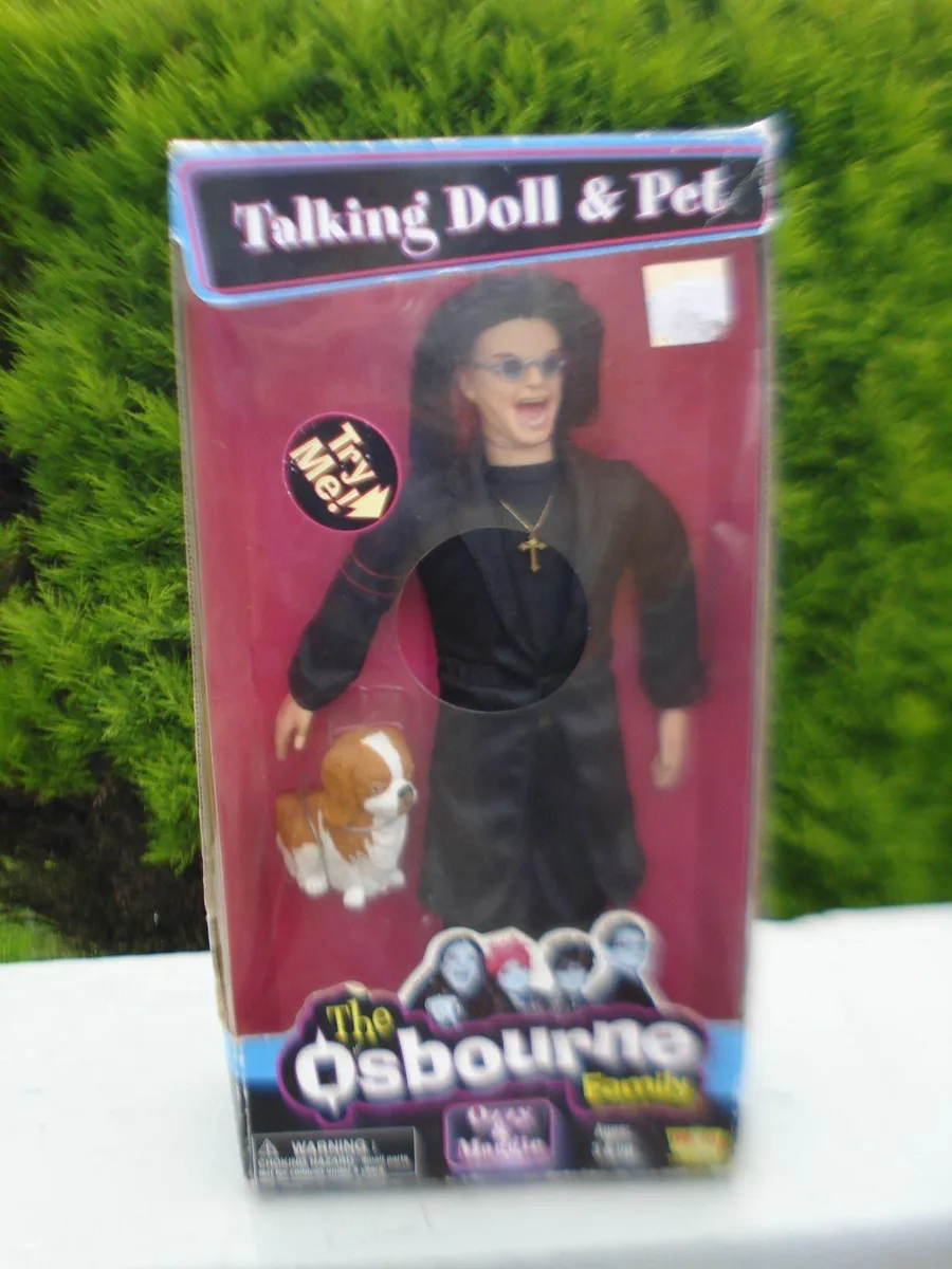 VINTAGE 2002 OZZY OSBOURNE 12 in DOLL & PET. - Image 3