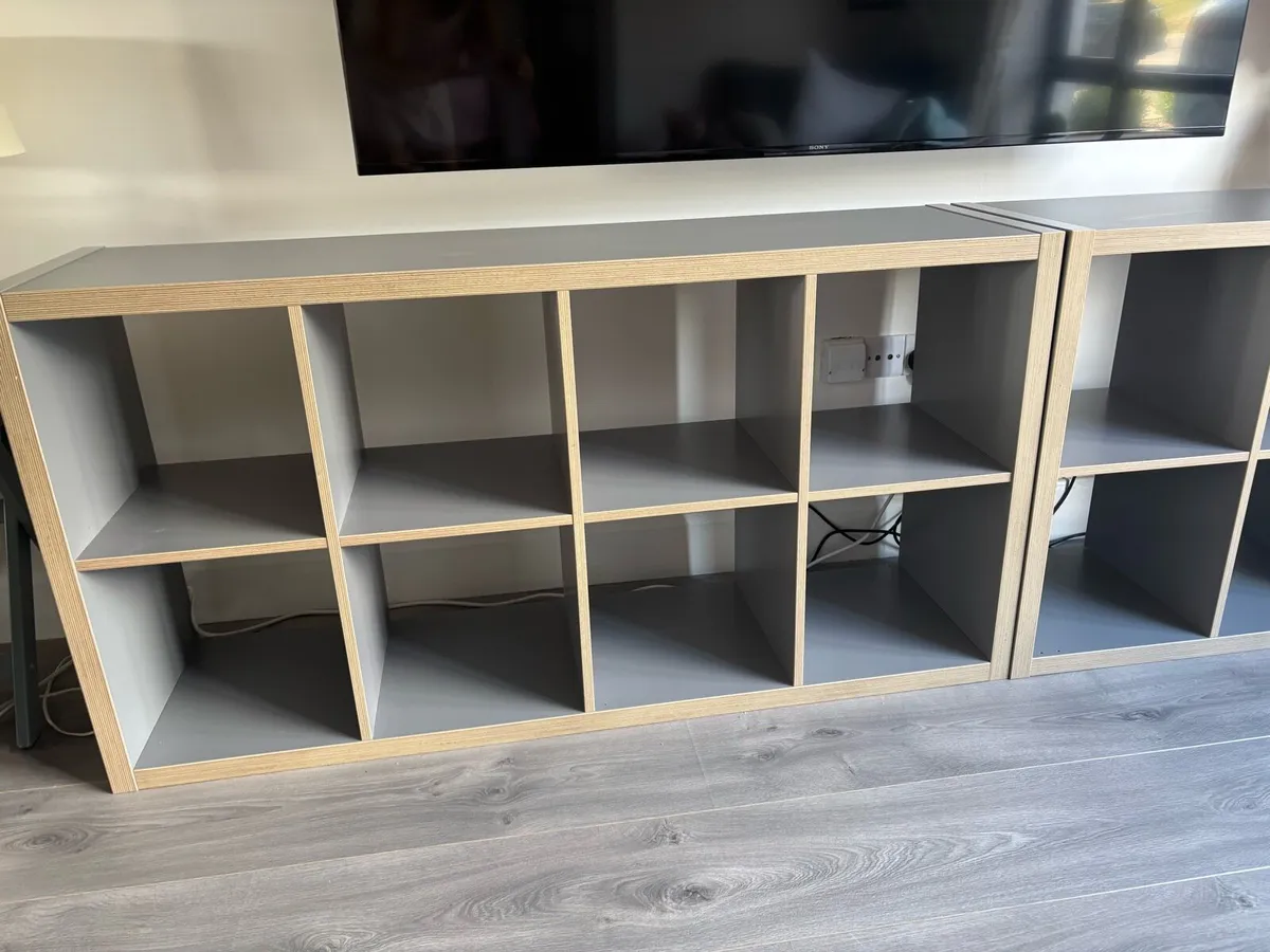 Kallax Grey Shelving units  (three available) - Image 3
