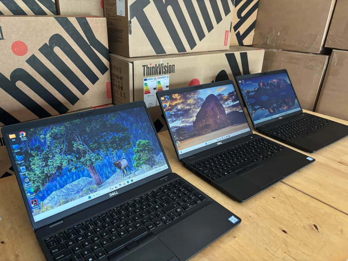 Dell Latitude 5500 Laptops-i5-16Gb-15.6" Screen - Image 1
