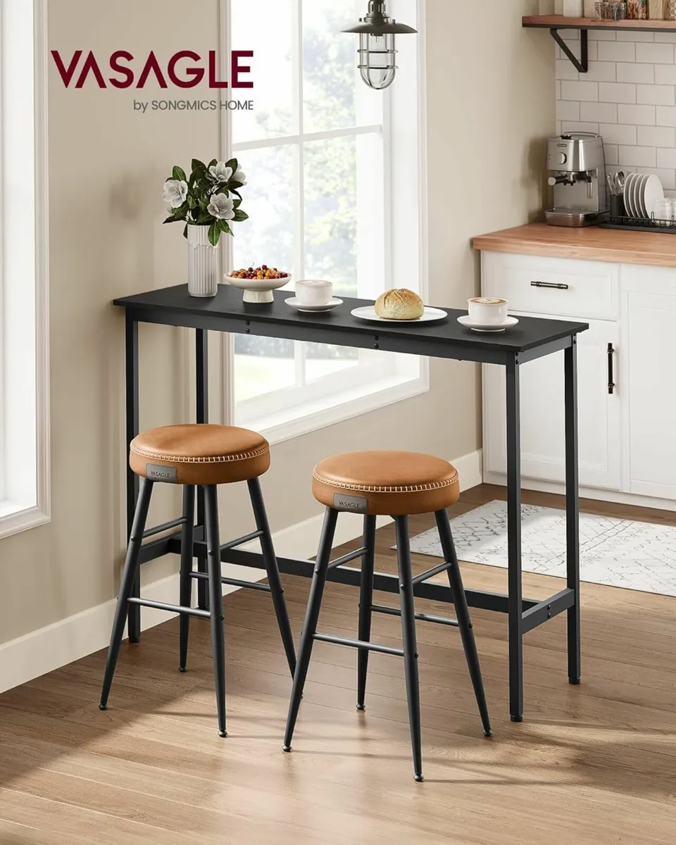 Bar Table Kitchen Pub Dining High Table40x120x90cm - Image 1