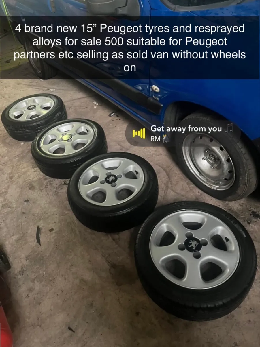 Peugeot tires and alloys - Image 1