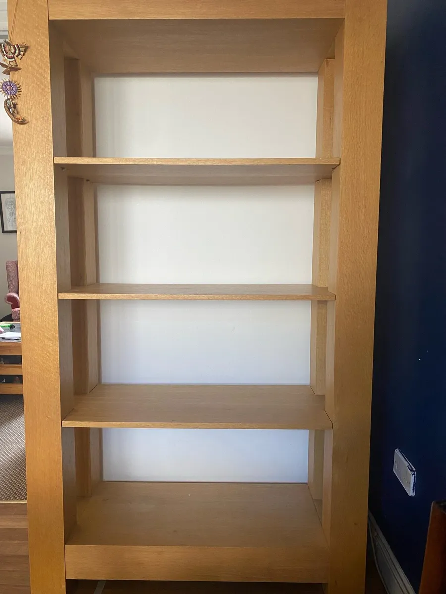 Solid Oak Book Shelf - Image 3