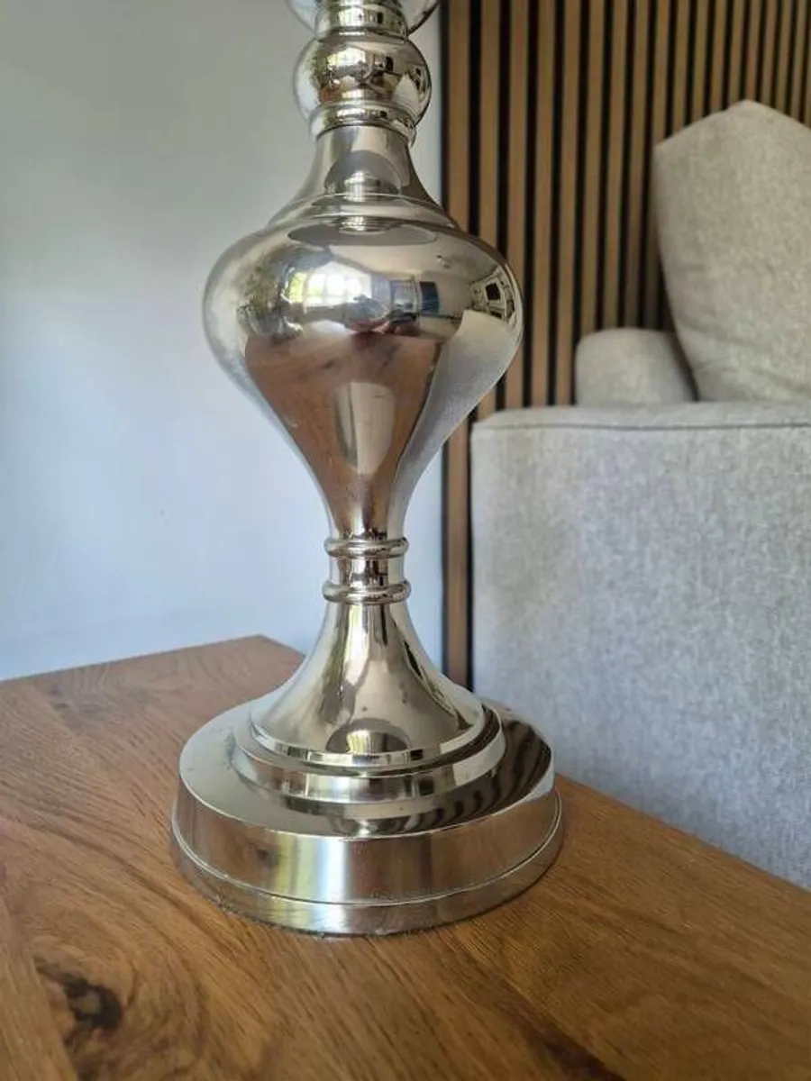 Sawyer polished chrome lamps - Image 4