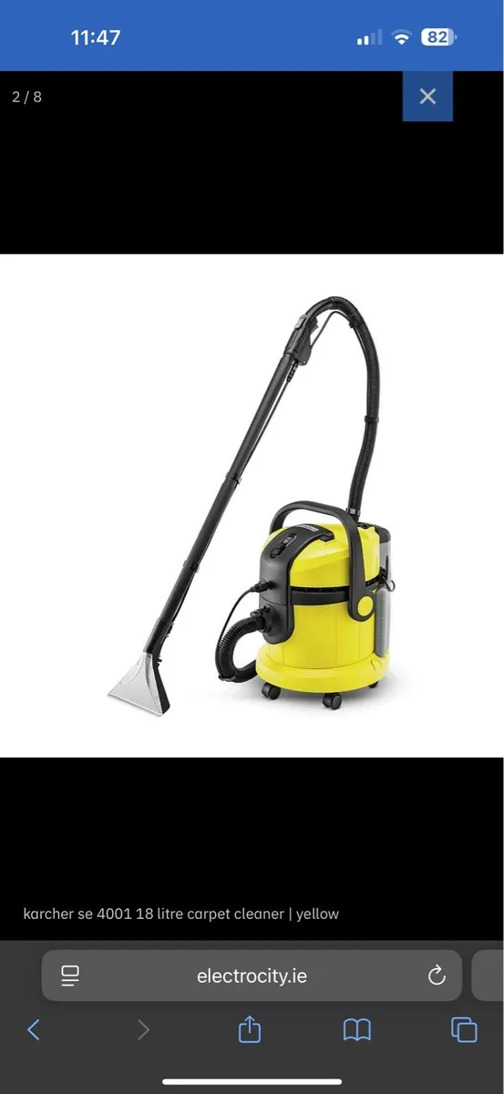 Karcher Carpet Cleaner SE 4001 - Yellow - Image 2