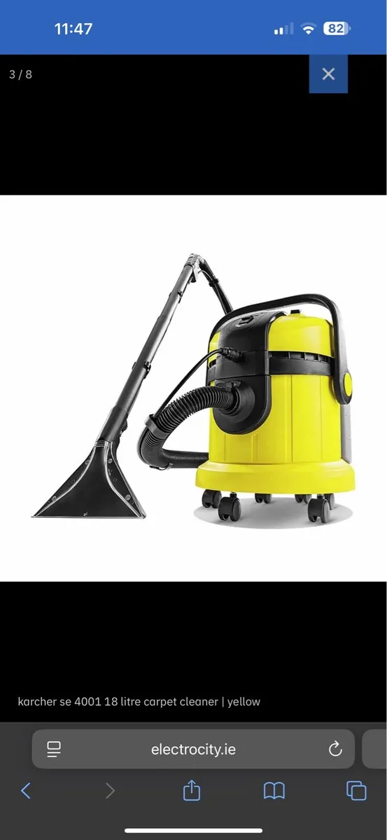 Karcher Carpet Cleaner SE 4001 - Yellow - Image 3