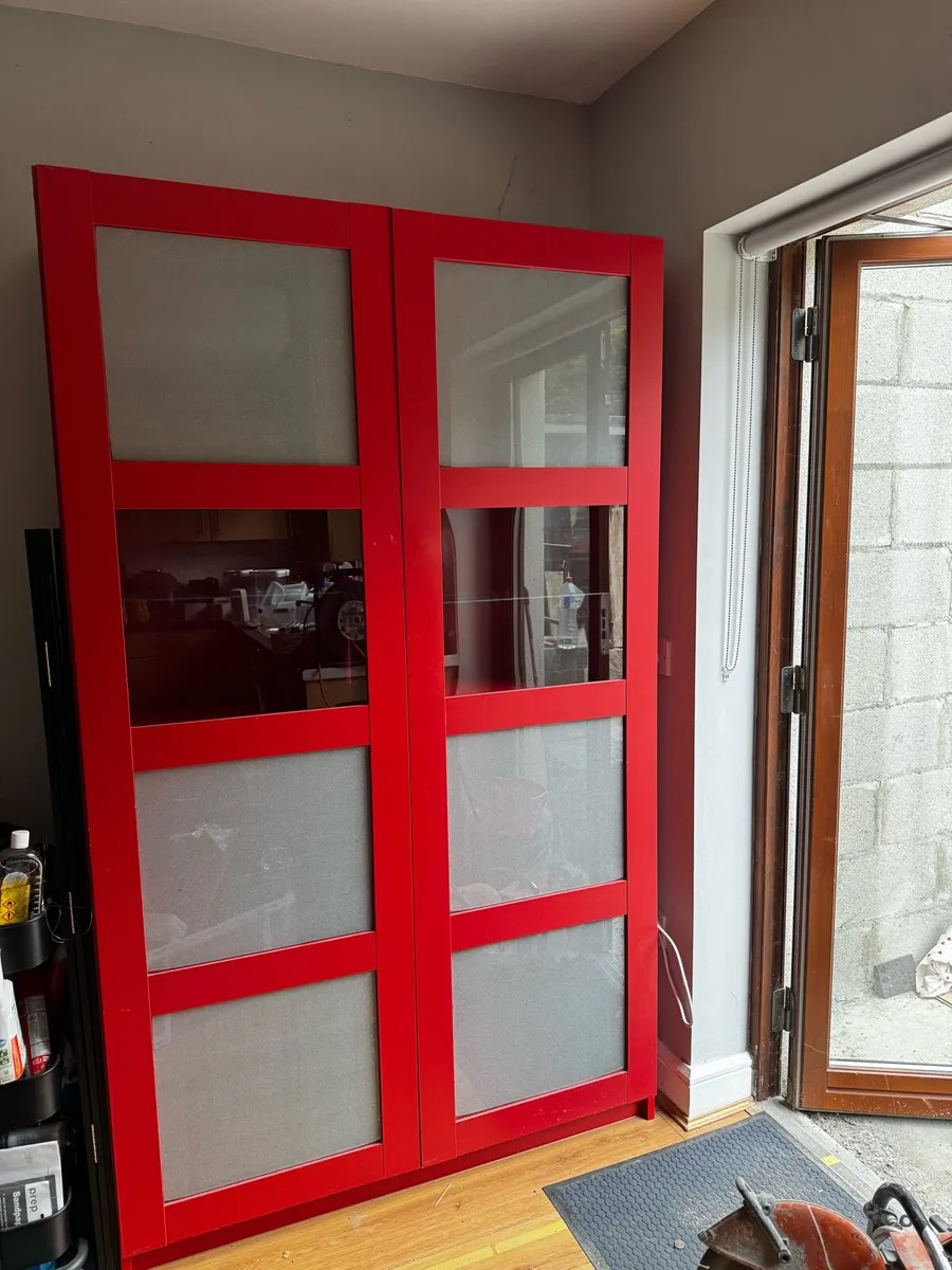 FREE - IKEA CABINET - RED - Image 1