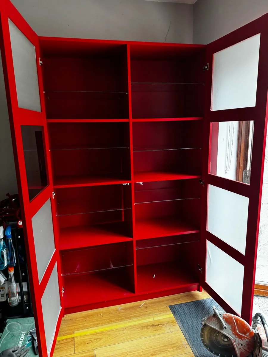 FREE - IKEA CABINET - RED - Image 2