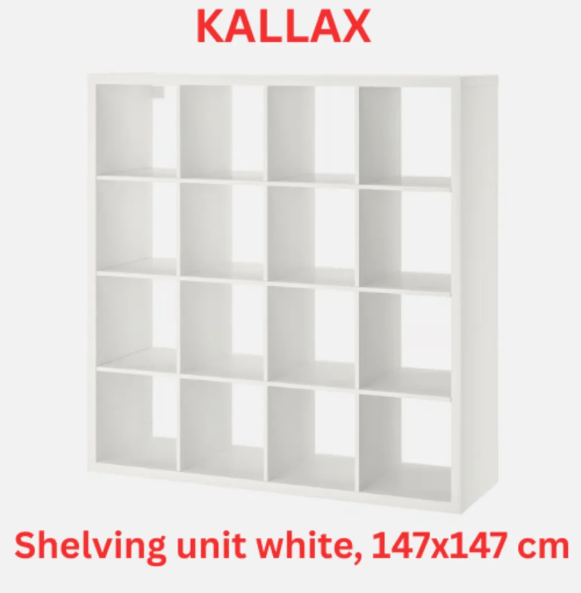 Kallax 16 cube unit