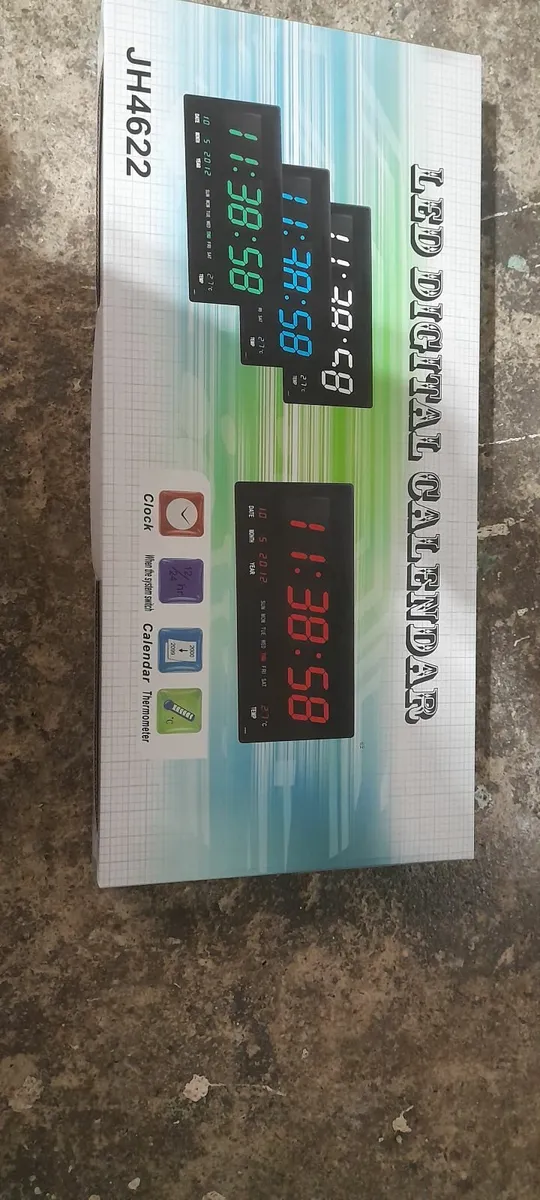 LED DIGITAL CALENDAR CLOCK