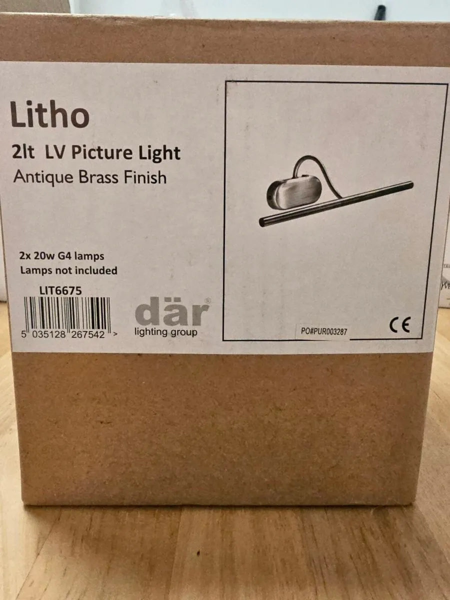 Dar Litho picture lights - Image 1