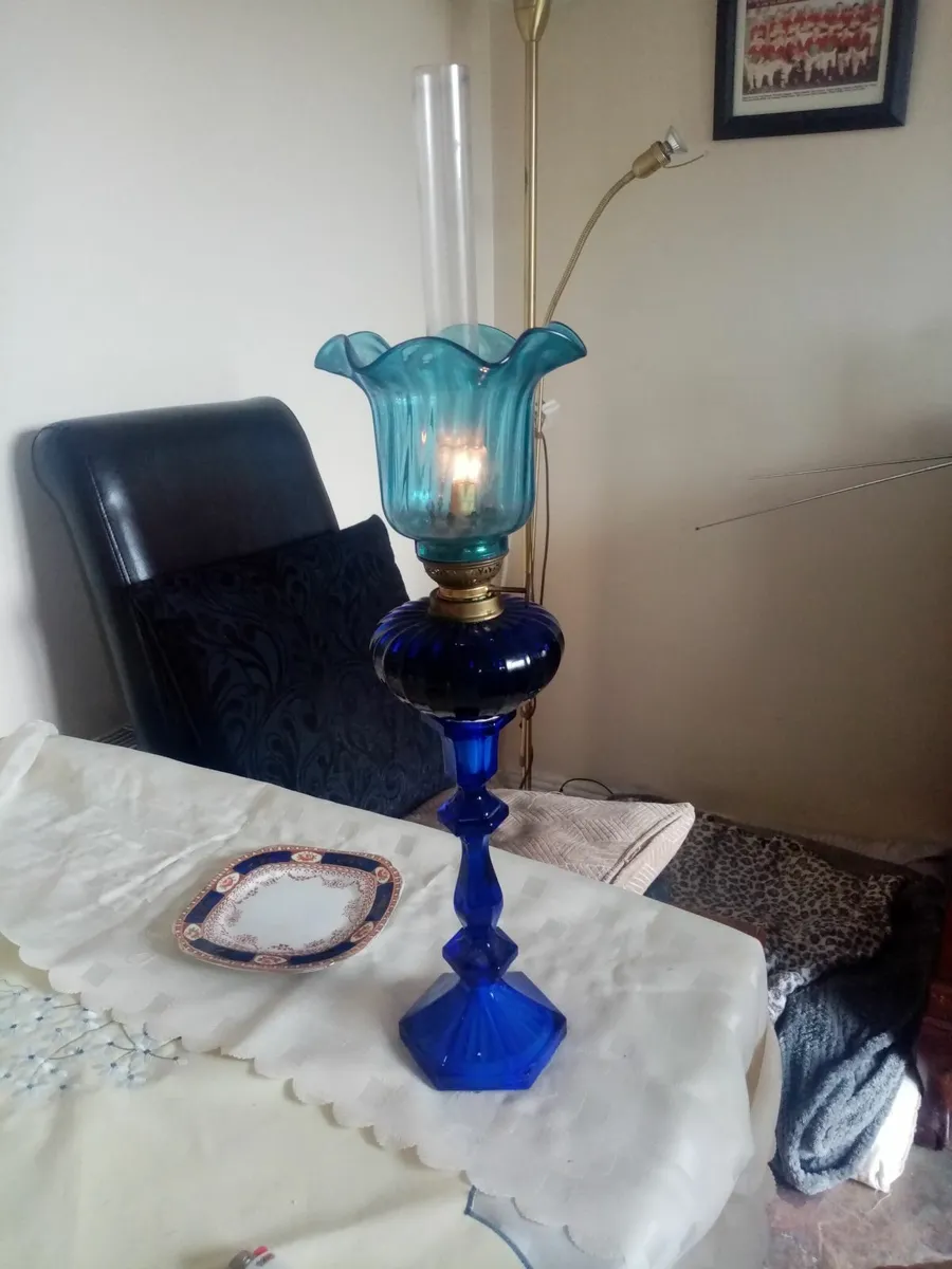 Candle stick  French oil lamp - Image 1
