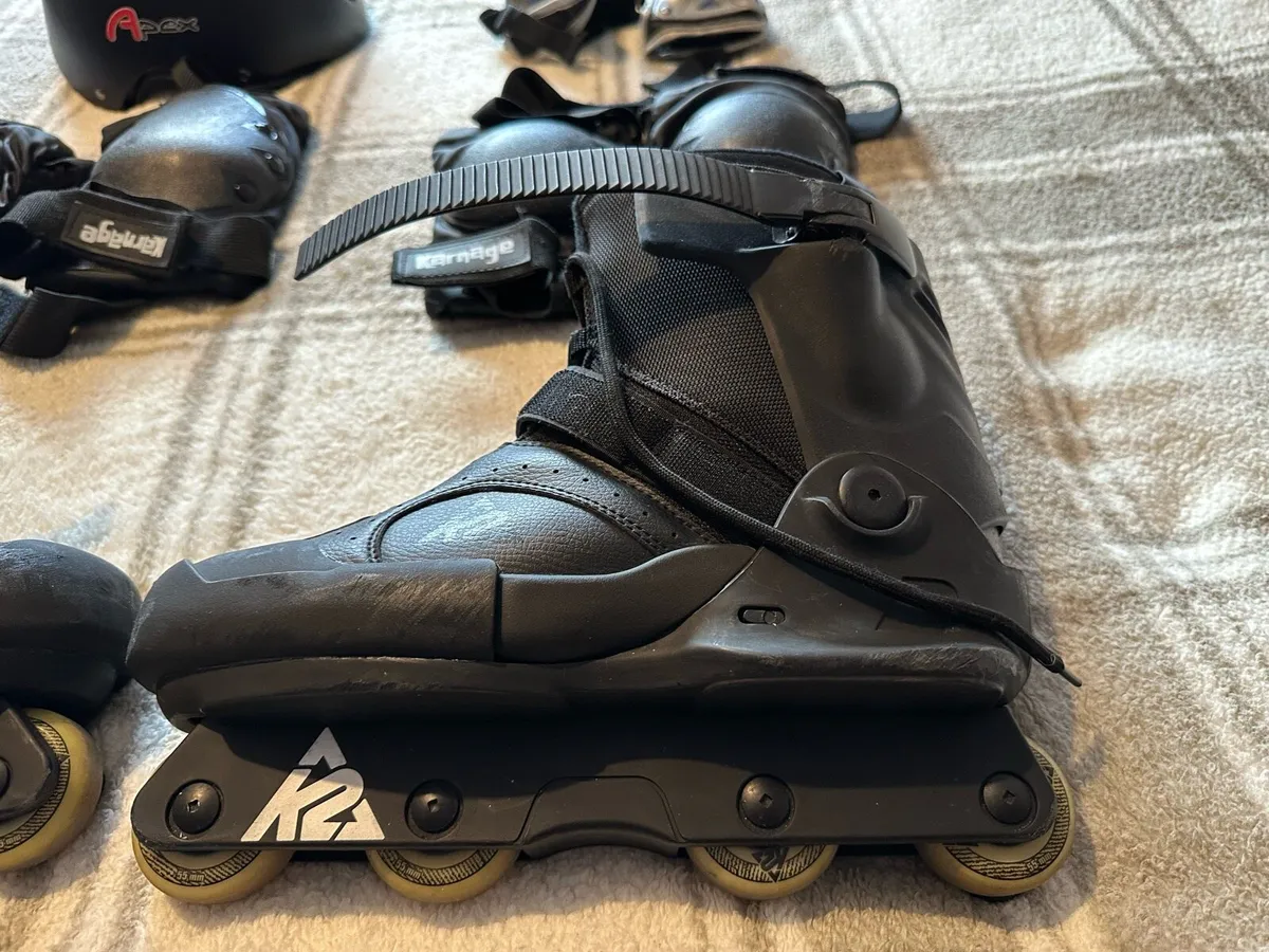 Pro K-2 Skates (EUR-46,Uk-11)+Helmet+protection - Image 3