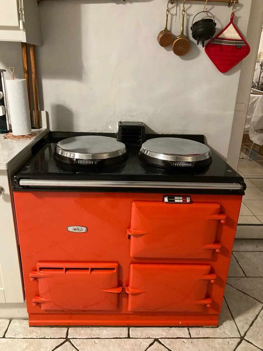 Aga oil range - Image 1