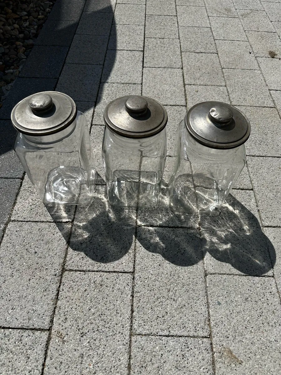 Old glass jars - Image 1