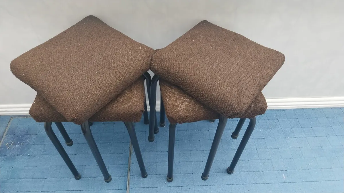 4 Brown Stools