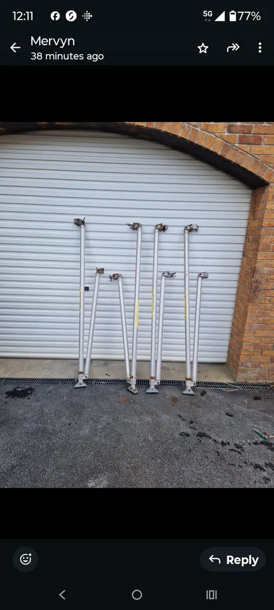 Aluminium scaffolding outriggers - Image 1
