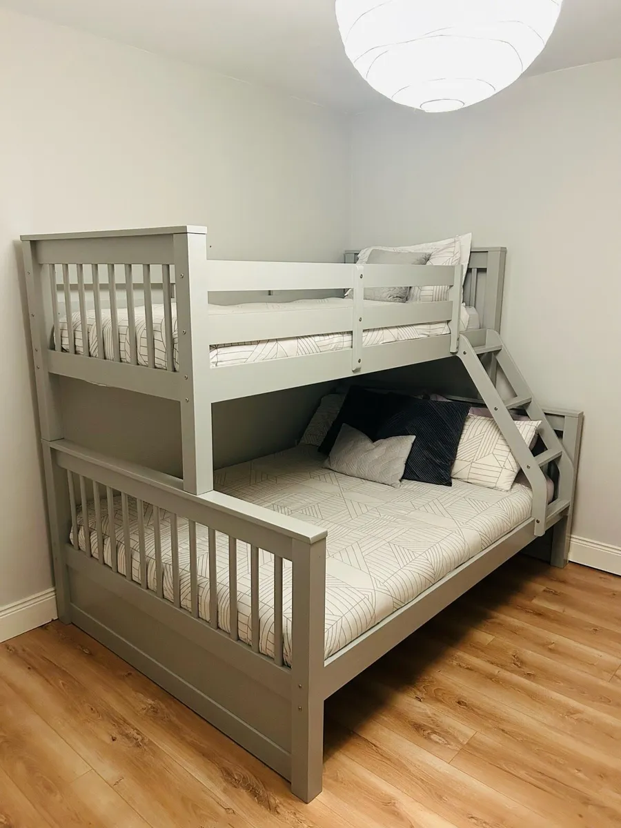 Solid Wood Triple Bunkbed - Image 2