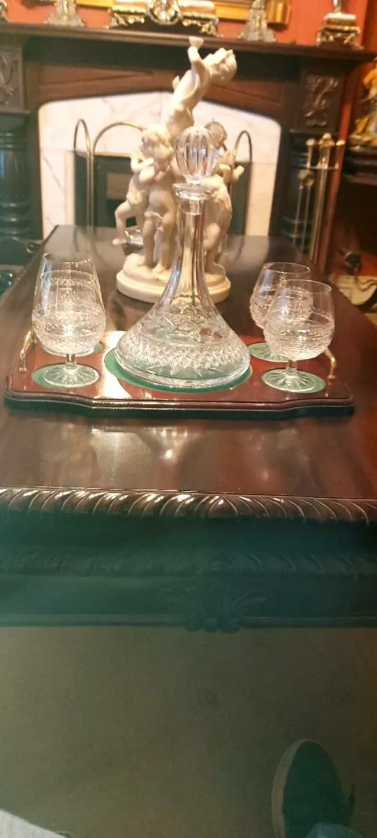 Galway Crystal Decanter set. - Image 1