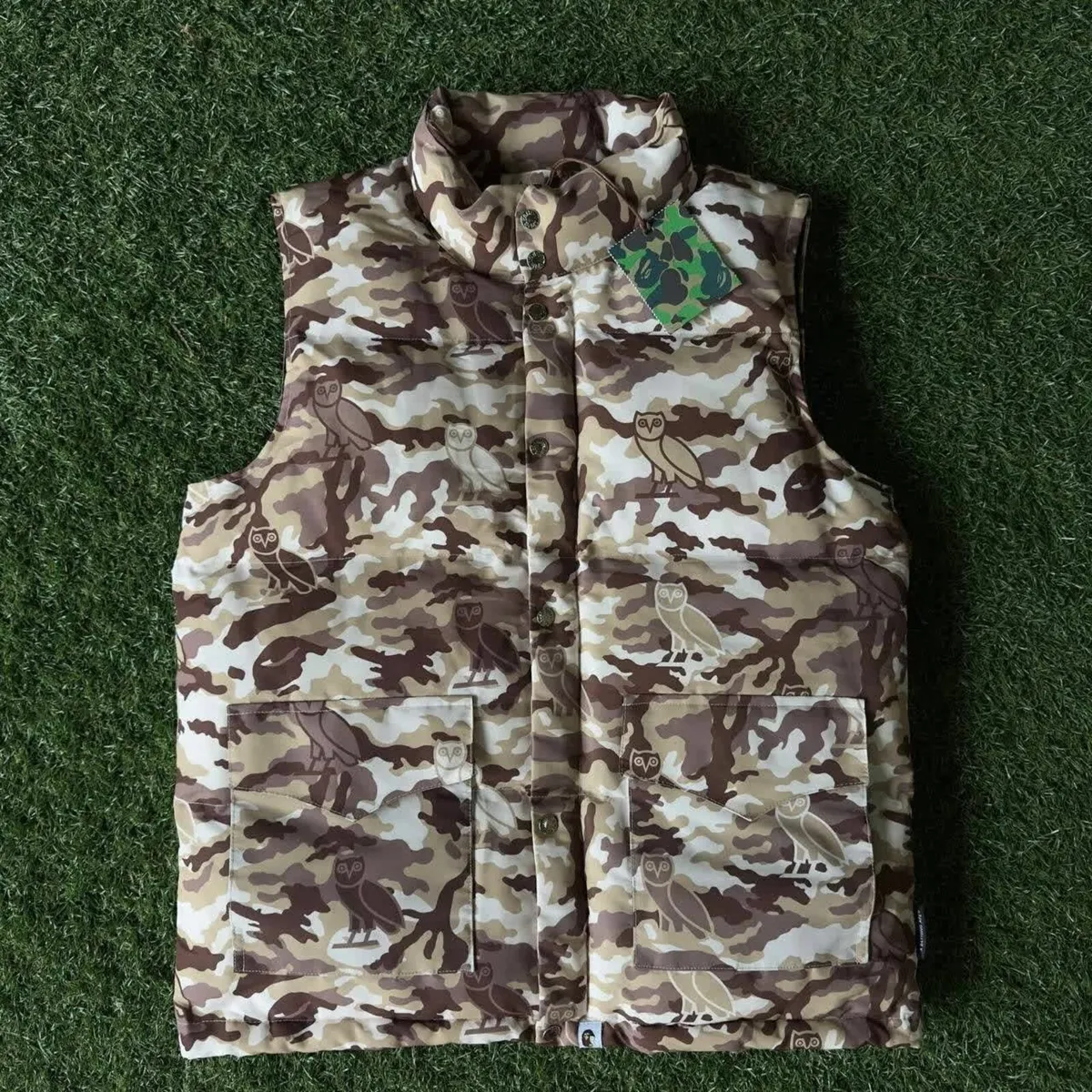 October's Very Own OVO x A Bathing Ape BAPE Woodla - Image 1