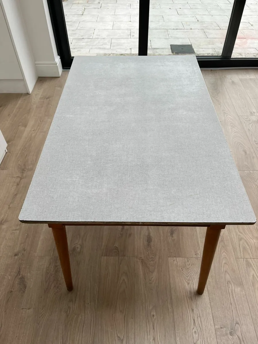 Vintage 1960s Formica Dining Table - Image 4