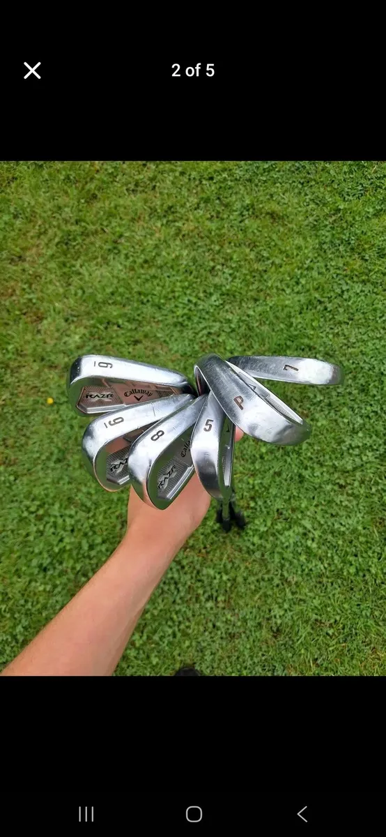 NICE CALLAWAY RAZR X FORGED IRONS 5-PW STIFF FLEX - Image 2